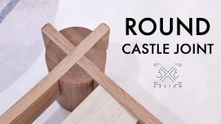 Building a Bed with ROUND Castle Joints