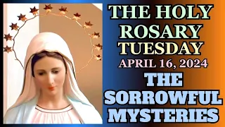 TUESDAY ROSARY  April 16, 2024 SORROWFUL MYSTERIES OF THE ROSARY VIRTUAL ROSARY #rosary #catholic