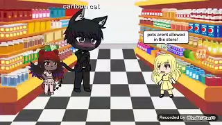 (Cartoon cat x me) kind of cringe but dont mind it (if we met a karen and more)