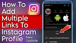How To Add Multiple Links To Instagram Bio | Instagram New Update 2023