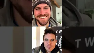 Stephen Amell and Robbie Amell _ IG Live_ Talking about "CODE 8"