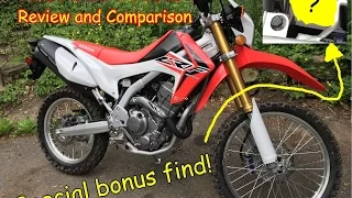 2016 Honda CRF250L first ride, review and comparison to Hawk250, PLUS secret bonus