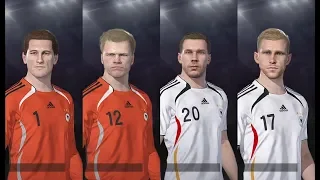 PES 2018 Alemanha Germany World Cup 2006 Legends Classic Stats