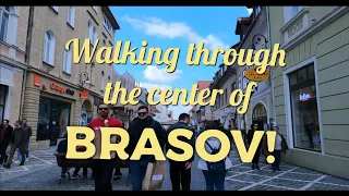 [4K] Brasov Walking Tour | A Walk through the Heart of Brasov Romania | New 2023