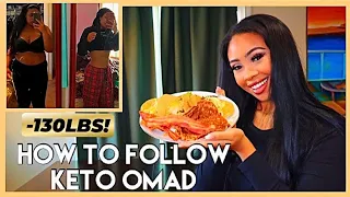 HOW TO EAT ONE MEAL A DAY ( OMAD ) ON KETO | Keto OMAD For Beginners | Rosa Charice