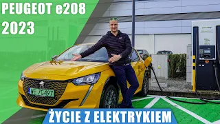 Peugeot e208 Allure 136 KM 50kWh 2023. Życie z elektrykiem.