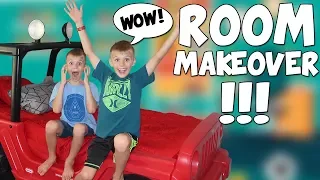 Twins Surprise Room Makeover - Speed Cleaning Room Changeup