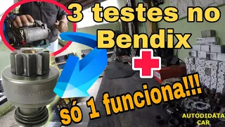 como indentificar problema no Bendix do arranque?