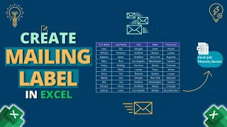 How to Create Mailing Labels in Excel