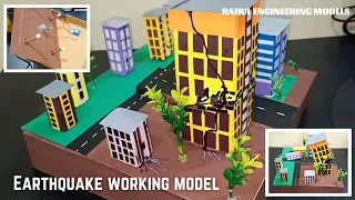 Earthquake working model : School Project Model : RAHUL Engineering Models