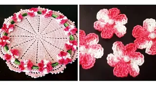 Crochet Daisy flowers Doily