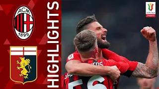 Milan 3-1 Genoa | Milan go through after extra time | Coppa Italia Frecciarossa 2021/22