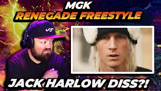 MGK DISSED JACK HARLOW?! | Machine Gun Kelly - Renegade Freestyle REACTION