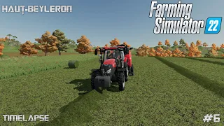 FS22| Balling Grass with Kuhn BALLER! | Haut-Beyleron Farm | Farming Simulator | #6