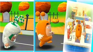 Oddbods Turbo Run 🏃 Slick vs Halloween Zee Challenge | Nubi Gameplay