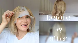 AT HOME HIGHLIGHTS USING A SILICONE CAP | was not expecting this!