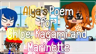 Alya's Poem for Chloe, Kagami, and Marinette Meme (Original) | PLS CREDIT ME IF INSPIRED!