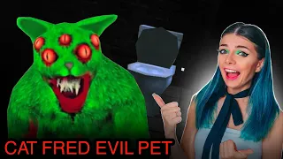 СКИБИДИ КОТ ФРЕД из Ада - Новое Обновление Скибиди Туалеты ► Cat Fred Evil Pet - Horrorgame #4