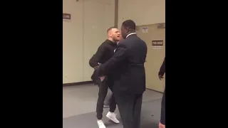 Conor McGregor Screaming At Tyron Woodley