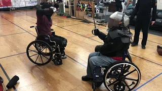 Wheelchair Heavy Saber Tom vs Kai