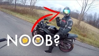 First time on a 250cc Motorcycle