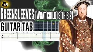 Greensleeves (What child is this ?) - Guitar Tutorial Tab