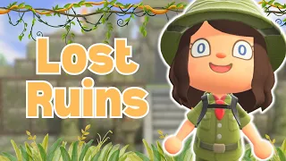 Lost Ruins ISLAND TOUR | Mysterious JUNGLE Island ACNH | Animal Crossing New Horizons