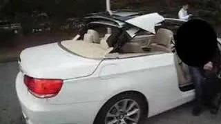 BMW E93 335 Convertible Roof Action