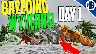 BREEDING NEW WYVERNS DAY 1! Crystal Isles - Official Small Tribes
