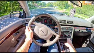 2001 Audi A4 B6 [1.8 T 163HP] |0-100| POV Test Drive #1854 Joe Black