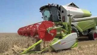 2009 Claas harvest machinery launches in Hungary