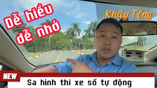 Hướng dẫn thi sa hình lái xe Ô tô số tự động (B1) Sân thi PCCC Xuân Mai Hà Nội mới nhất. |A Tống