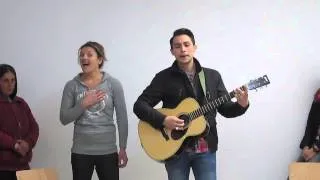 Jason Castro (American Idol) and Sarah Vienna(Berchtold) singing "Somewhere Over The Rainbow"