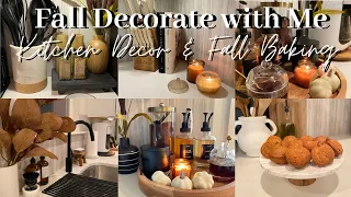 Fall 2023 Decorate with Me | Fall KITCHEN Decor & COFFEE BAR | Fall Baking | Faith Love Life & Style