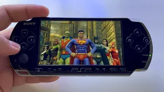 Justice League Heroes | PSP handheld gameplay