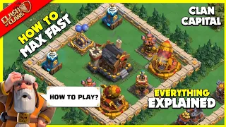 How to play Clan Capital - Clash of Clans (Full Explained) | Clan Capital Tutorial