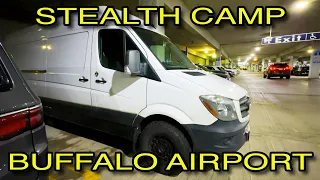 Stealth Camping at Buffalo International Airport
