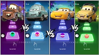 New Gameplay____ Cars 1 🆚 Cars 2 Turntable 🆚 Cars 3 🆚 Cars 4. Tiles Hop Edmrush 💯🎯
