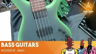 Bass Guitars at the Holy Grail Guitar Show 2018