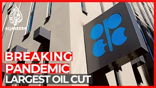 OPEC+ agree to record oil-production cut