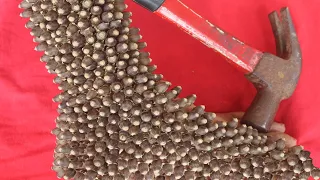 We Help Cleaning Million Big Ticks on Leg Woman With Hammer That Work 100% #1157