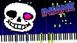 RUSH MEGALOVANIA But it's PLAYABLE! - Piano Tutorial