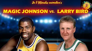 Magic Johnson vs. Larry Bird : Fight of Giants in Basketball