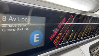 IND Subway: R160B Siemens (E) Train Ride from World Trade Center to Jamaica Center