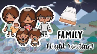 Family Night Routine with Toca Boca!