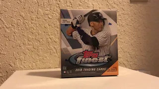 2018 Topps Finest Baseball Mini Box Break #2