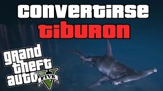 GTA 5 (PS4 Y XBOX ONE) CONVERTIRSE EN TIBURON, ORCA, DELFÍN, PEZ EASTER EGG - GTA V NEXT GEN