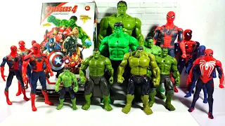 Review Avengers Action Figure Collection,Team Hulk vs Team Spider-Man,Eppic