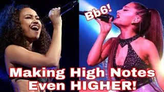 FAMOUS SINGERS | Making High Notes Even HIGHER Live!!