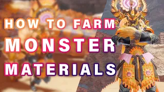 How to Quickly Farm Monster MATERIALS ► Monster Hunter Rise